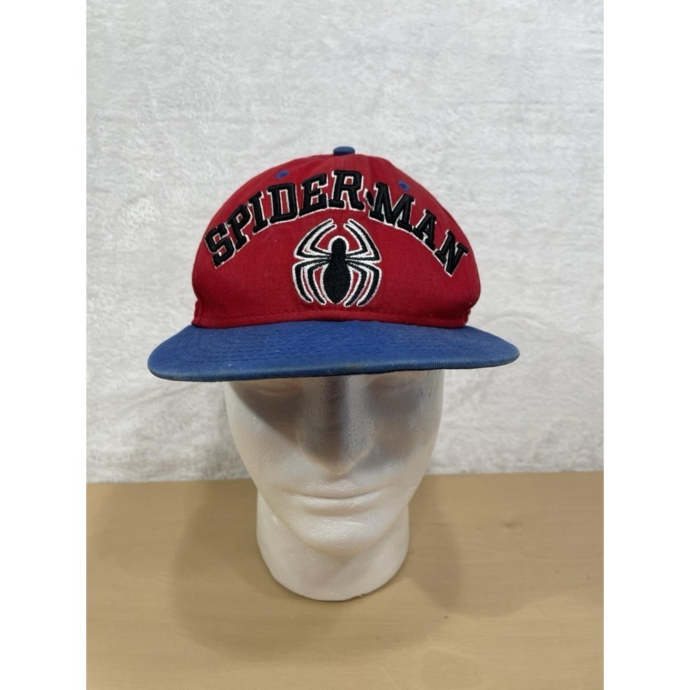 New Era Marvel Spider-Man Snapback Hat Red/Blue Peter Parker Embroidery OSFM